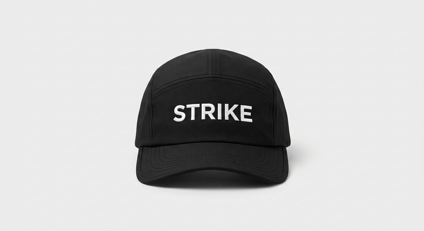 Belmore 4-Panel Hat — Black