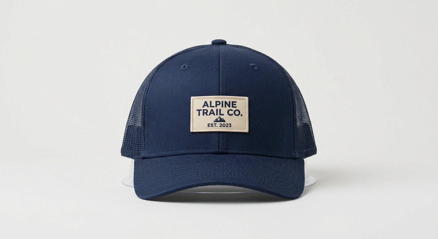 Somerville 4-Panel Hat — Navy Mesh